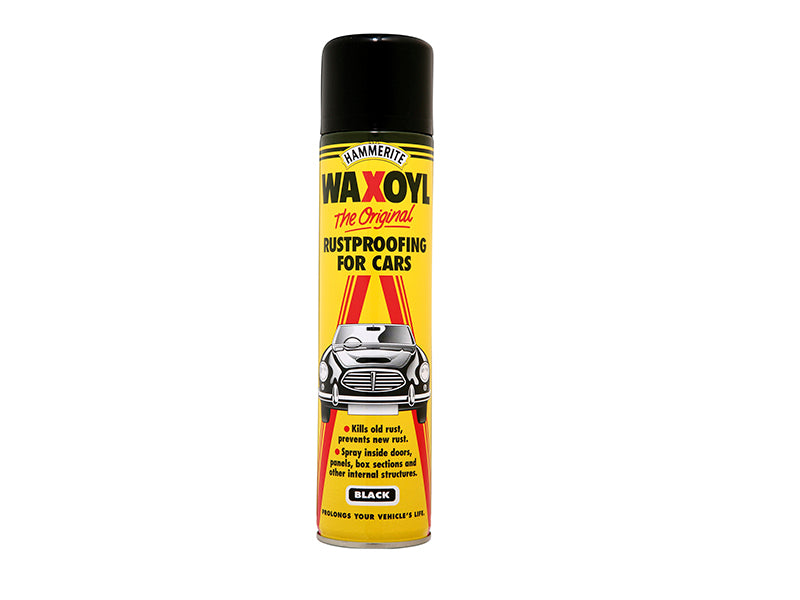 Hammerite 5092855 Waxoyl Black Aerosol 400ml