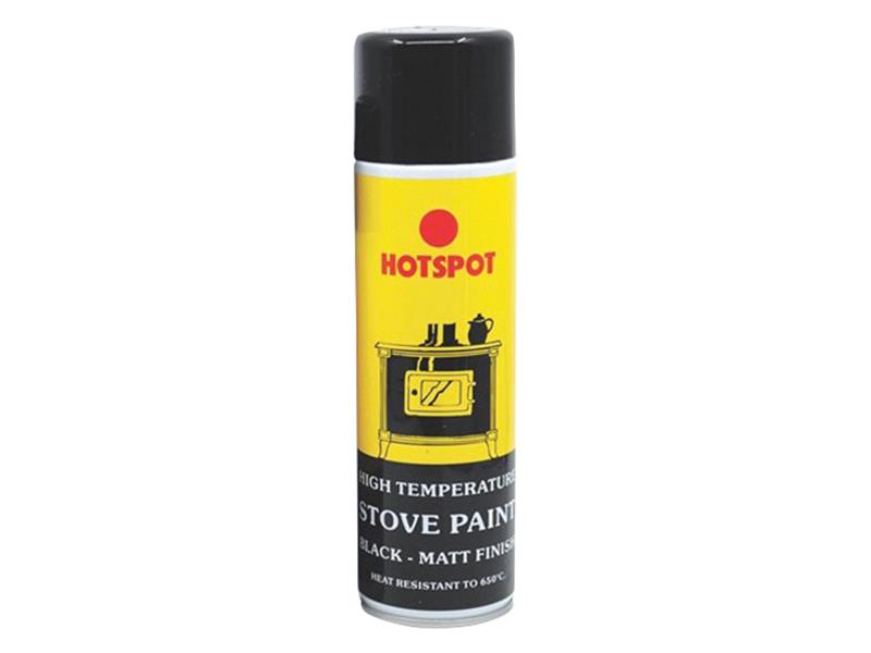 Hotspot HS200921 Spray Stove Paint Matt Black 250ml