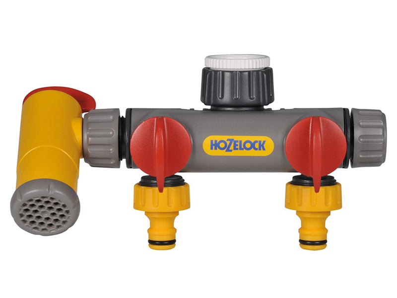 Hozelock 2250 0000 2250 Flowmax 3-Way Tap Connector 1/2 - 1in BSP