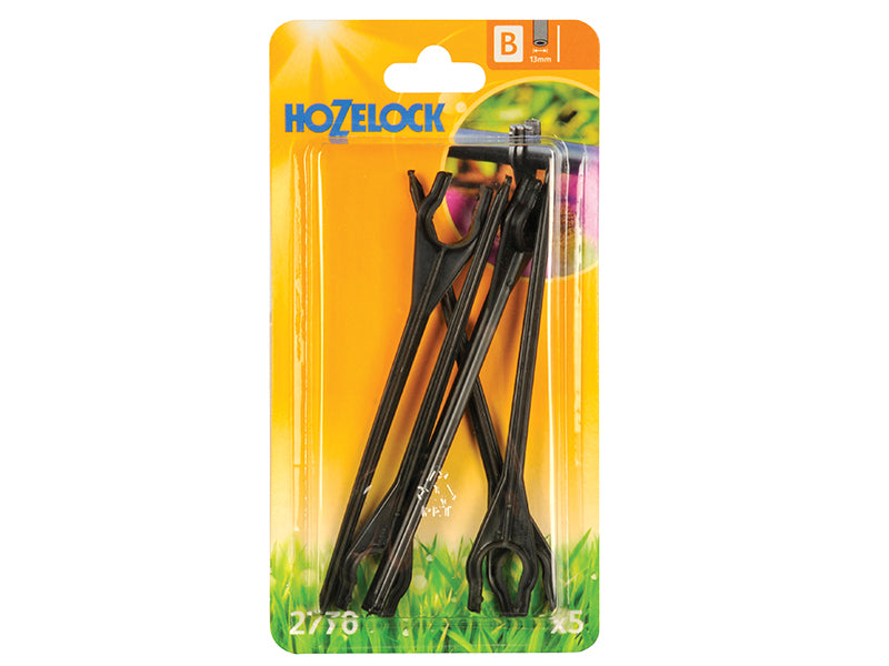 Hozelock 2770P0000 2770 Tube Stake 13mm (Pack 5)