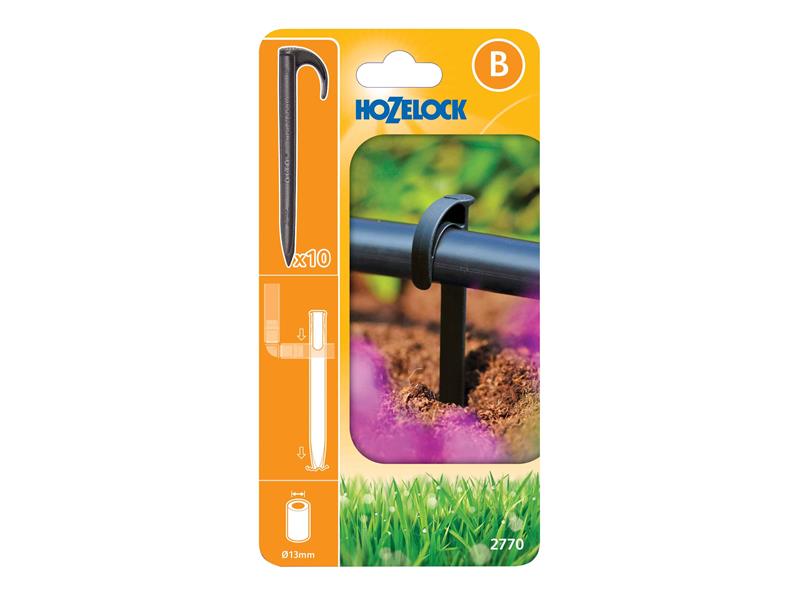 Hozelock 2770 0010 2770 Tube Stake 13mm (Pack 10)