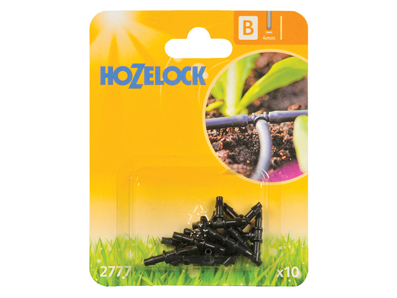 Hozelock 2777P0000 2777 T-Piece 4mm (Pack 10)