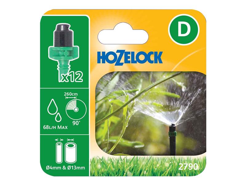 Hozelock 2790 0012 2790 90� Micro Spray Jet (Pack 12)