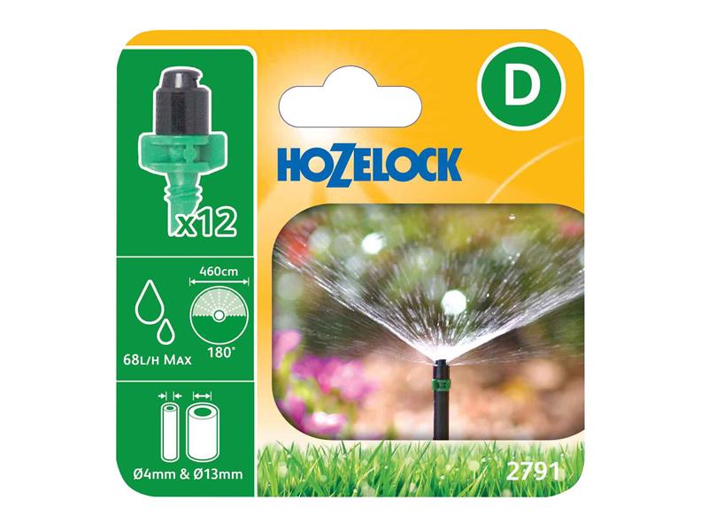 Hozelock 2791 0012 2791 180� Micro Spray Jet (Pack 12)