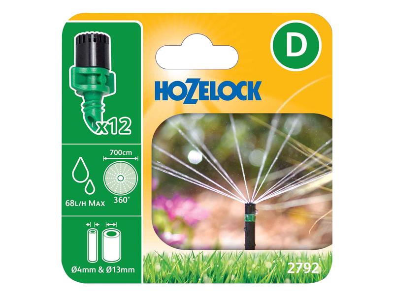 Hozelock 2792 0012 2792 360� Micro Spray Jet (Pack 12)