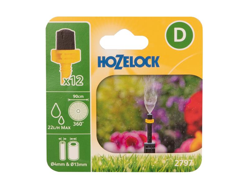 Hozelock 2797 0012 2797 Mist Micro Spray Jet (Pack 12)