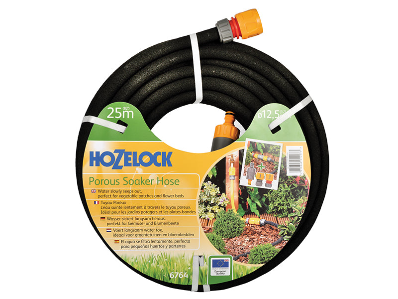 Hozelock 6764P0000 6764 Porous Soaker Hose 25m 12.5mm (1/2in) Diameter