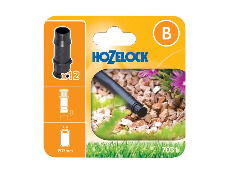 Hozelock 7031 0012 7031 End Plug 13mm (Pack 12)