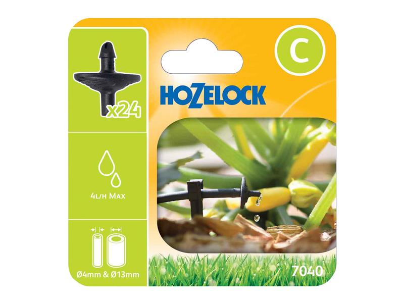 Hozelock 7040 0024 7040 Pinch Drip Dripper (Pack 24)