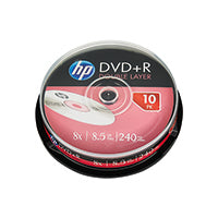 HP DVD+R DL 8X 8.5GB Spindle P10