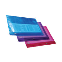 Rapesco Zippi Bags A4+ Ast Pk25