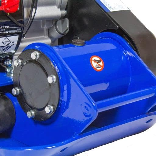 Hyundai 78.5cc Petrol Plate Compactor / Wacker Plate with Wheel Kit and Paving Pad | HYCP5030
