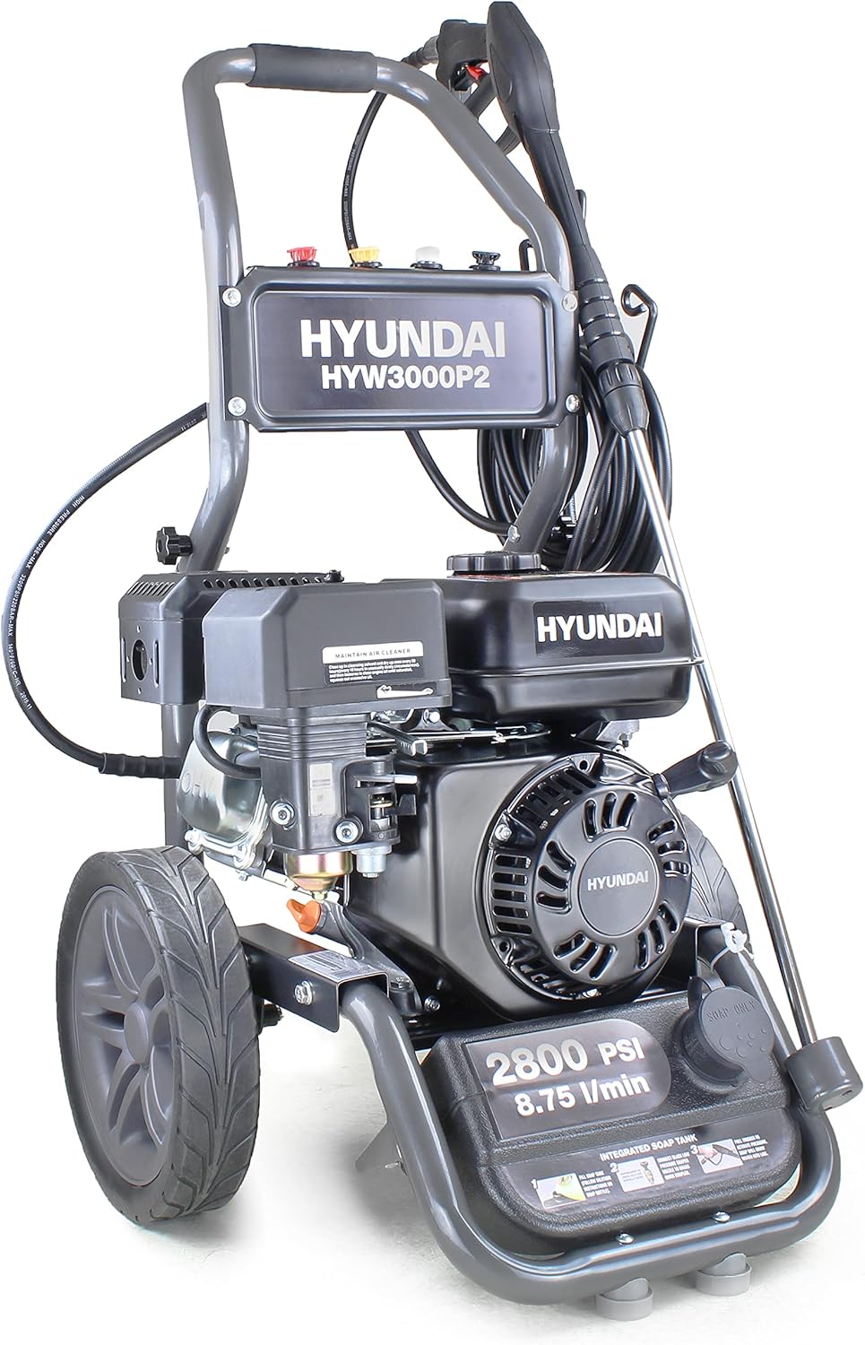 Hyundai 2800psi 212cc 8.75L/min Petrol Pressure Washer | HYW3000P2