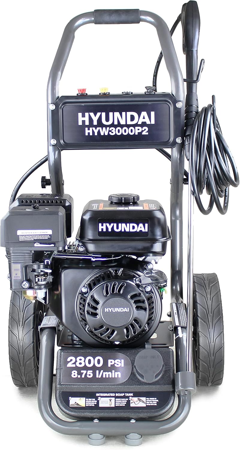Hyundai 2800psi 212cc 8.75L/min Petrol Pressure Washer | HYW3000P2