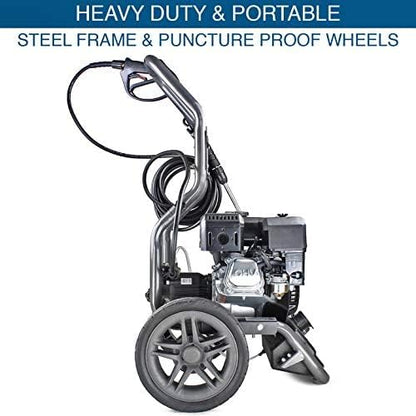 Hyundai 2800psi 212cc 8.75L/min Petrol Pressure Washer | HYW3000P2