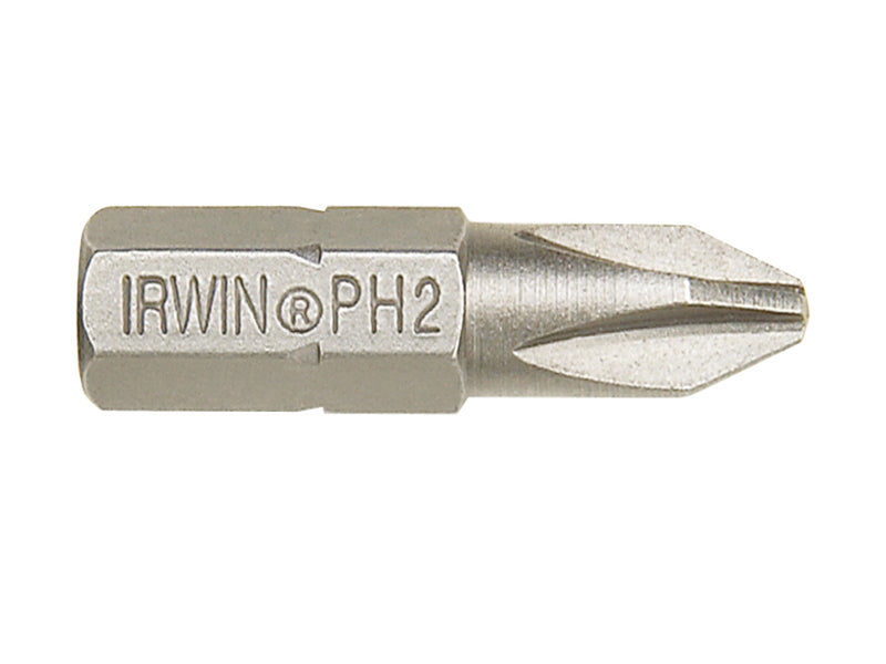 IRWIN� 10504388 Screwdriver Bits Phillips PH2 25mm (Pack 2)