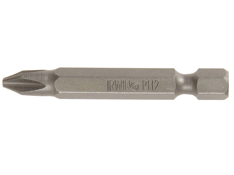 IRWIN� 10504396 Power Screwdriver Bits Phillips PH2 50mm (Pack 2)