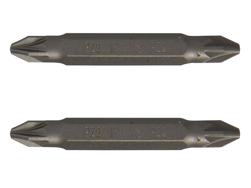 IRWIN� 10504404 Screwdriver Bits PZ2/PZ2 Double-Ended 50mm (Pack 2)