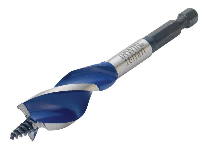 IRWIN� 1921991 Blue Groove 6X Stubby Wood Bit 16 x 100mm