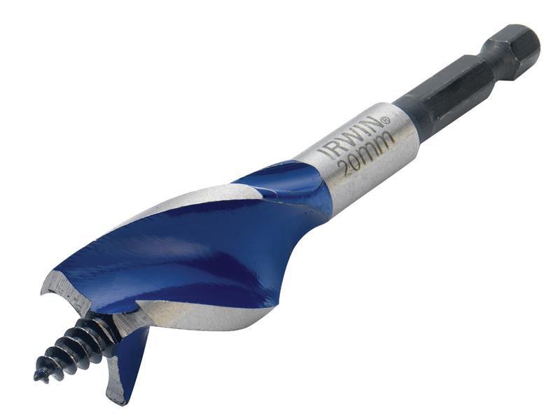 IRWIN� 1921993 Blue Groove 6X Stubby Wood Bit 20 x 100mm