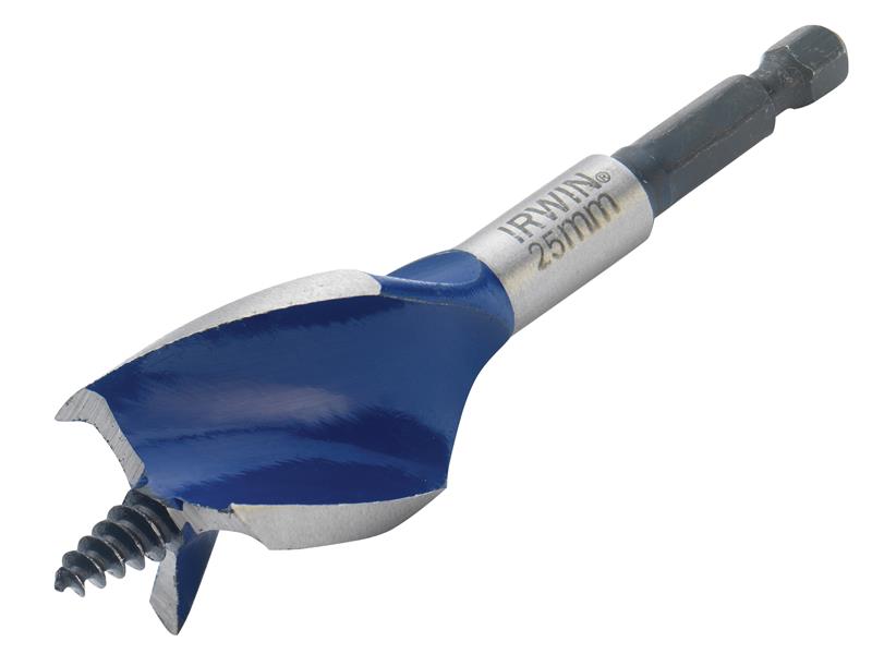IRWIN� 1921995 Blue Groove 6X Stubby Wood Bit 25 x 100mm