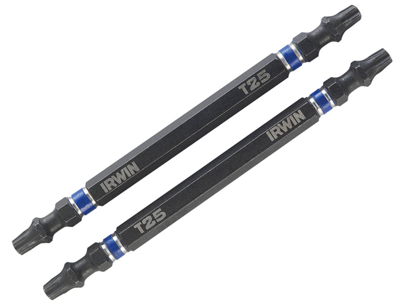 IRWIN� 1923388 Impact Double-Ended Screwdriver Bits TORX TX25 100mm (Pack 2)