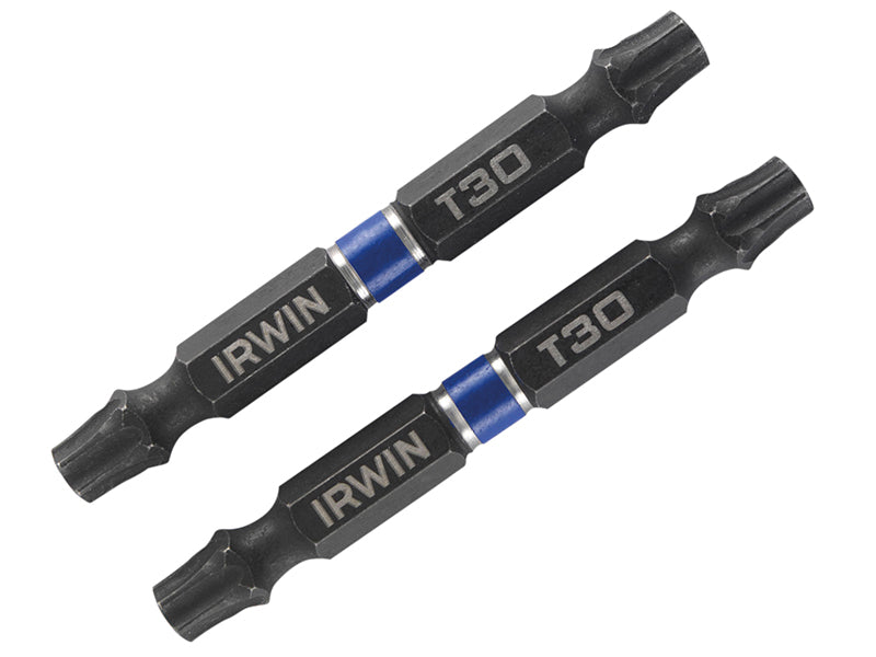 IRWIN� 1923391 Impact Double-Ended Screwdriver Bits TORX TX30 60mm (Pack 2)
