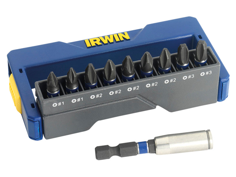 IRWIN� 1923419 Phillips Impact Screwdriver Bit Set, 10 Piece