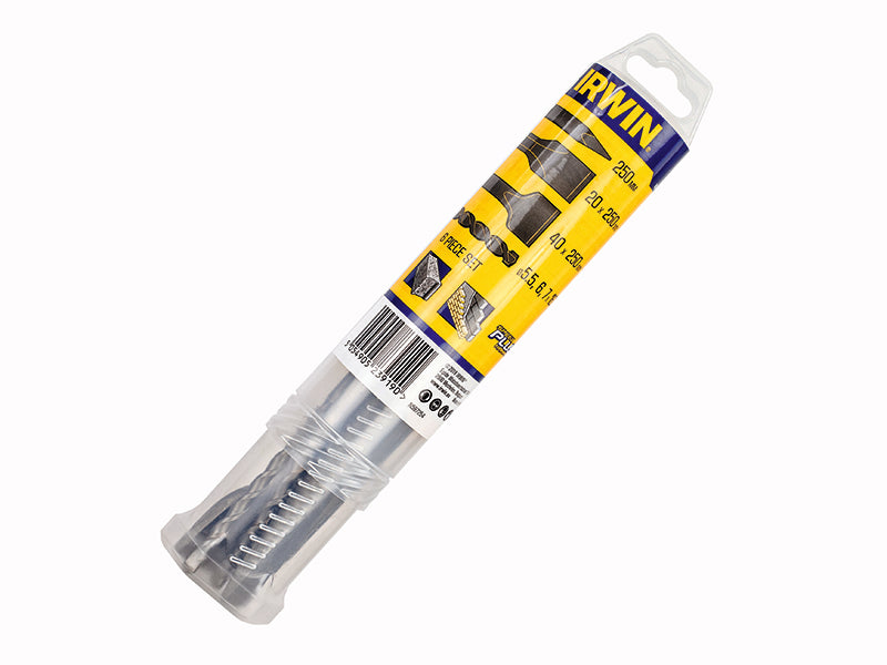 IRWIN� IW2027601 SDS Plus Chisel and Drill Bits Set, 6 Piece