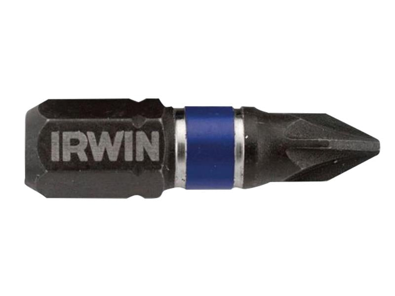 IRWIN� IW6061409 Impact Pro Performance Screwdriver Bits PZ1 25mm (Pack 2)