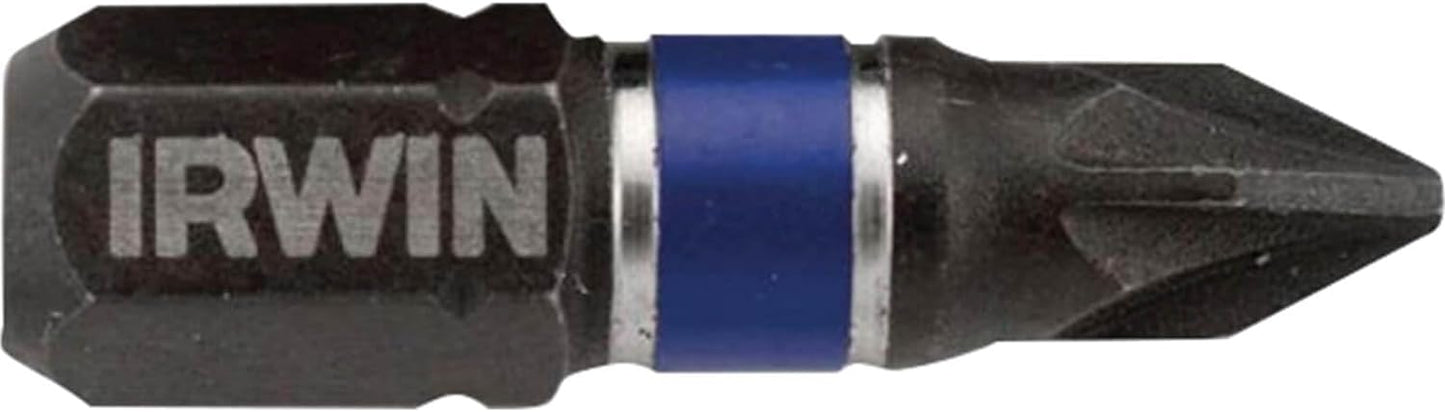 IRWIN IW6061411 Impact Pro Performance Screwdriver Bits PZ3 25mm (Pack 2)