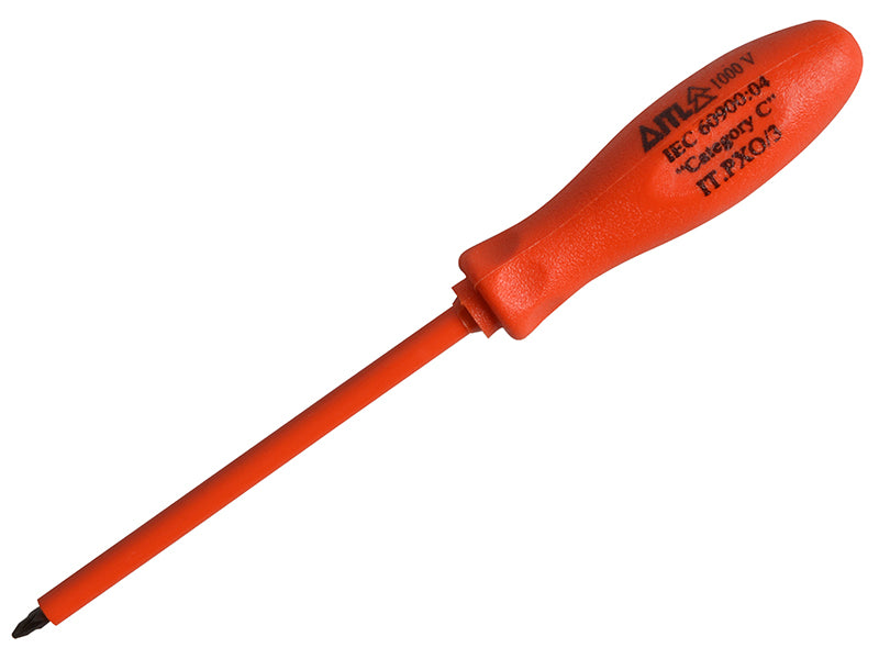 ITLInsulated UKC-01979 Insulated Screwdriver Pozi No.0 x 75mm (3in)