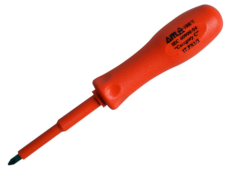 ITLInsulated UKC-01980 Insulated Screwdriver Pozi No.1 x 75mm (3in)