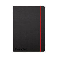 Black n Red Hard Cover Notebook A5