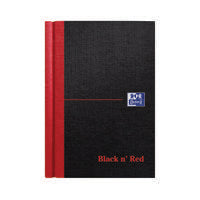 Black n Red HB Ruled Notebook A6 Pk5