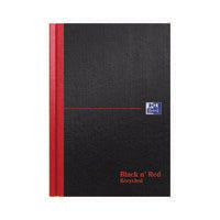 Black n Red HB Recy Rule Ntbk A5 Pk5