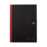 Black n Red HB Ruled Notebook A4 Pk5