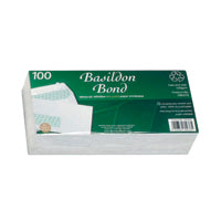 Basildon Env Dl Wdw Wlt 100G Wht D80