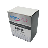 Ergo-Brite Dwipe Mrkr R/Grip Blk P48