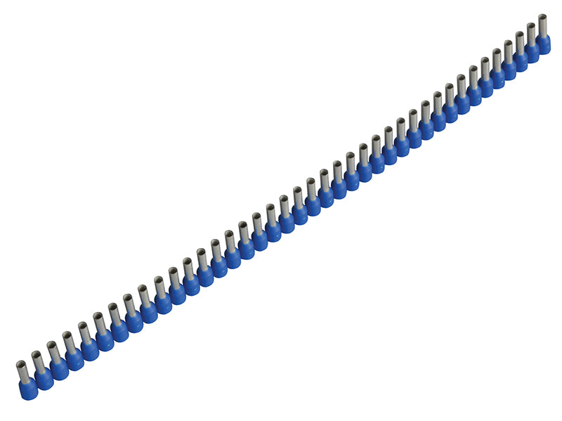 Jokari 60125 Wire End Sleeves 2.5 x 8mm Blue 400 Piece