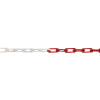 Barrier Chain Red/Wht 25M