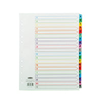 Concord Index A-Z A4 Ast Col Tabs