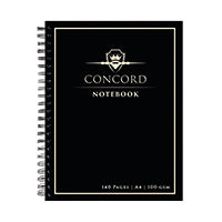 Concord A4 Jotta Notebk 140P Blk Pk5