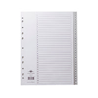 Concord Pvc Index A4 1 To 31 Grey