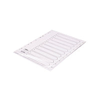 Concord Pp 1-10 A4 Index Wht 64101