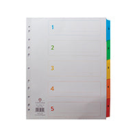 Concord Index 1-5 A4 EW Multicolour