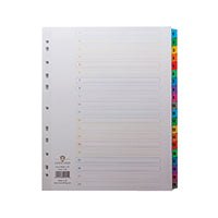 Concord Index 1-20 A4 EW Multicolour