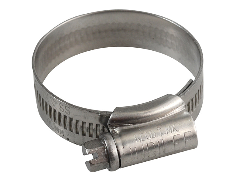 Jubilee� 1XSS 1X Stainless Steel Hose Clip 30 - 40mm (1.1/8 - 1.5/8in)
