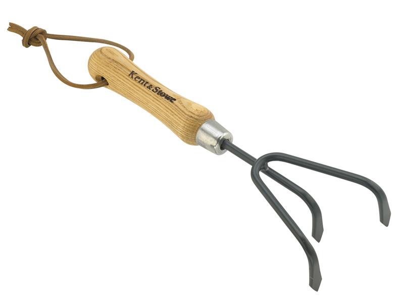 Kent&Stowe 70100287 Carbon Steel Hand 3-Prong Cultivator, FSC�