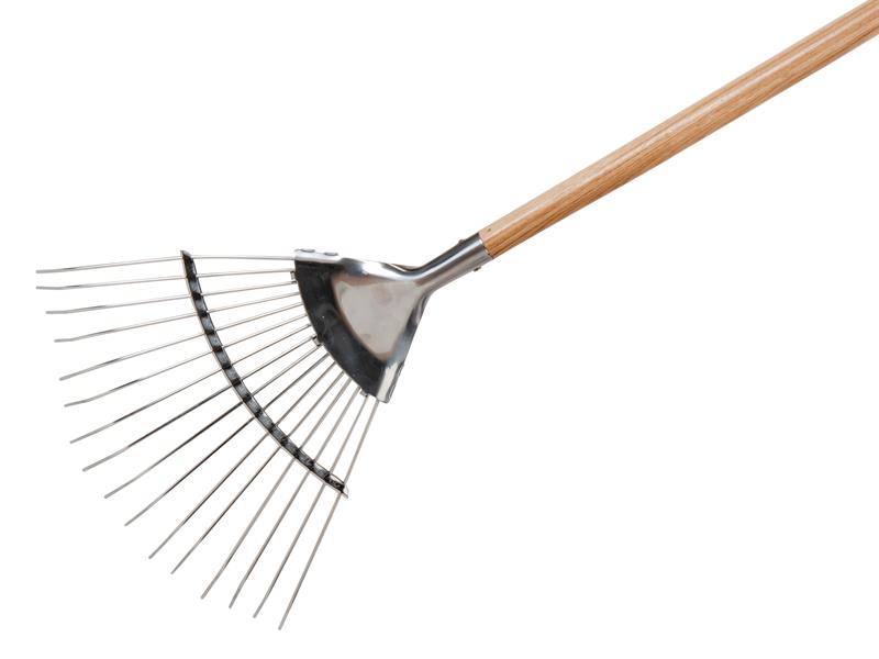 Kent&Stowe 70100741 Stainless Steel Garden Life Lawn & Leaf Rake, FSC�